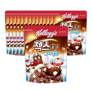 켈로그 오곡으로만든 첵스초코 마시멜로 400g 15개