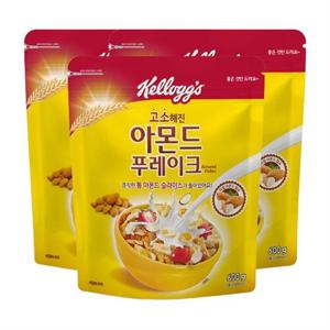 켈로그 아몬드 푸레이크 600g 3개