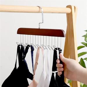 넥타이 벨트 스카프 가방 민소매 옷장정리 원목옷걸이