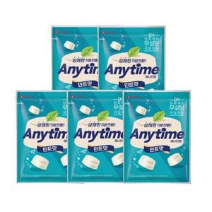애니타임 밀크 민트 185g x 5개