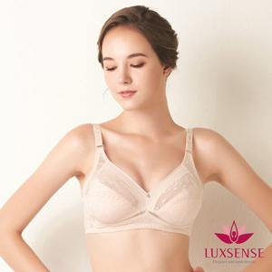 럭센스 여성 편한 노와이어 풀컵 B컵 보정 브라 브래지어