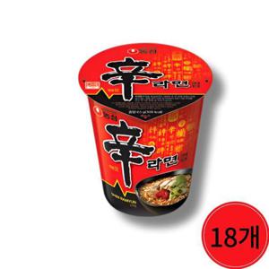 농심 신라면컵 컵라면 소컵 18개