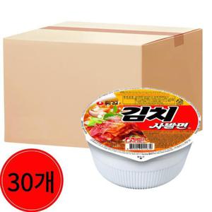 농심 육개장 김치컵라면 사발면 30개