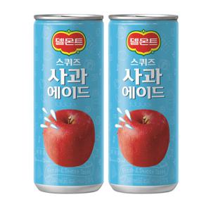 델몬트 스퀴즈 사과 240ml 30캔 캔음료