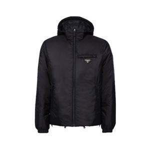 남성 프라다 리나일론 패딩 자켓 블랙 SGN955-1WQ9-F0002