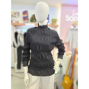 수스 세이브존03 프릴반목 셔링블라우스 KSMS251BBL151