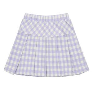 [소이]여아 밴딩 체크 주름 스커트 23S1852_VI