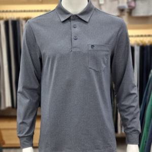 [피에르가르뎅]가을겨울신상 프린트 스판 카라티셔츠PPTS3406380