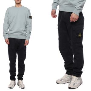 [스톤아일랜드] 23SS 남성 와펜 패치 카고 팬츠 (101530404 A0129 23S)