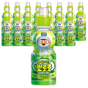 뽀로로 어린이 음료수 샤인머스캣235ml x 24개