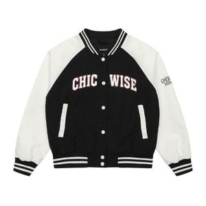 에꼴리에 세이브존07 칼라레터링 야구점퍼 25A1152