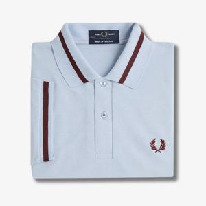 [공식][M2] 싱글 팁 프레드페리 셔츠 - 라이트 스모크/옥스블러드 AFPM2510002-X14