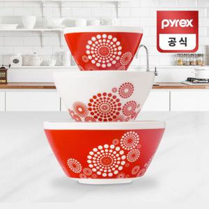 코렐 파이렉스 빈티지볼 블로썸 믹싱볼 6P세트 믹싱볼세트 과일볼 베이킹볼 샐러드볼 내열믹싱볼 내열대야