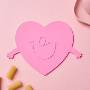 [모던하우스] 러브투게더 하트모양 실리콘 냄비받침 핑크