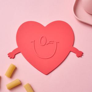 [모던하우스] 러브투게더 하트모양 실리콘 냄비받침 레드