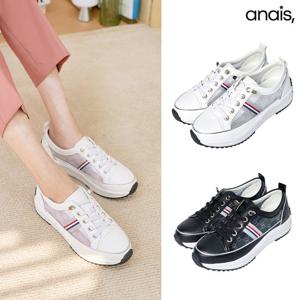 [아나이스] 국내제작 망사 통굽 스니커즈 4cm_25S176 [무료배송]