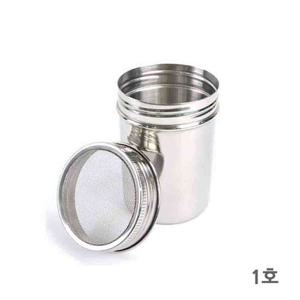 스테인레스 파우더통 망사 1호 초코파우더 슈가파우더 카페파우더통 시나몬파우더 스텐양념통