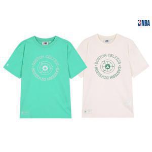 [엔비에이]남녀공용 엔비에이 GREEN 빅심볼 티셔츠 N222TS212Z