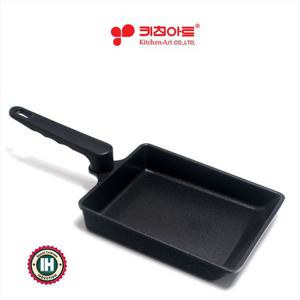 키친아트 휴브 IH(인덕션) 사각 계란말이팬-소 계란프라이팬 사각프라이팬 달걀프라이팬 계란말이팬 후라이