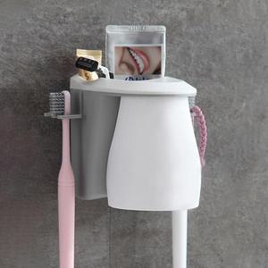 양치컵 욕실컵 칫솔 걸이 자석거치대 홀더 세트