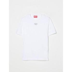 키즈 디젤 티셔츠 J0202200YI9 K100 White