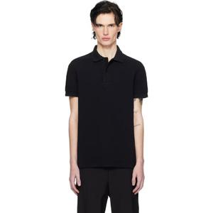 톰포드 폴로셔츠 블랙 테니스 피켓 폴로 셔츠 251076M212007