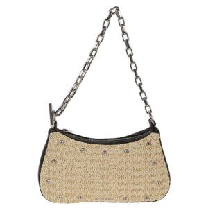 알렉산더 맥퀸 T 바 미니 파우치 813553KR792 9750NATURALBLACKSILVER TP936530952