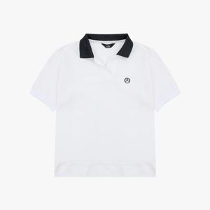 드루 골프 여성 소매변형 트리코트 티셔츠 DF52ST02_WH