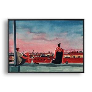 아트박스/올뉴프레임 선라이즈 / 일러스트 액자