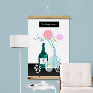 아트박스/꾸밈 ca400-우드스크롤_60CmX90Cm-플라워디퓨져(중대형