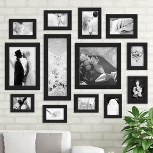 아트박스/꾸밈 ct113-흑백설레임의웨딩_액자세트