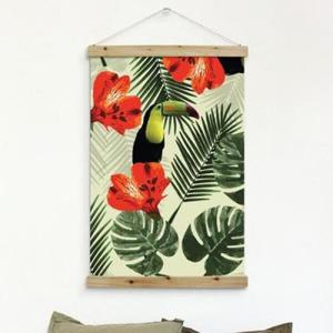 아트박스/꾸밈 ch927-우드스크롤_60CmX90Cm-보테니컬트로피칼