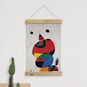 아트박스/꾸밈 th264-우드스크롤_40CmX60Cm-호안미로명화1