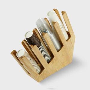 아트박스/디자인엔씨 원목 4구 컵디스펜서