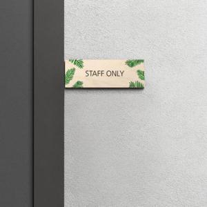 아트박스/모두의팩토리 트로피컬 대형 도어사인 28x10cm