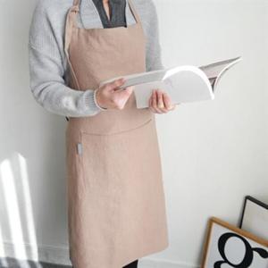 아트박스/메종텍스타일 리타2 린넨 앞치마 브라운