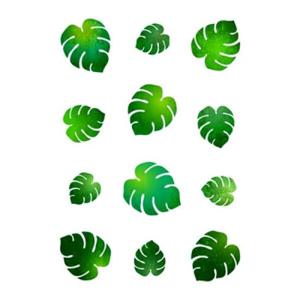 아트박스/블랭코 블랭코 스텐실도안520 몬스테라잎 패턴