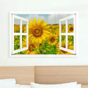 아트박스/꾸밈 ch721-아크릴액자_해바라기풍경창문2