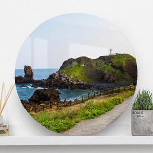 아트박스/꾸밈 ci611-원형아크릴액자_제주도방두포등대