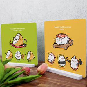 아트박스/꾸밈 id330-스탠드액자2P_음식캐릭터15