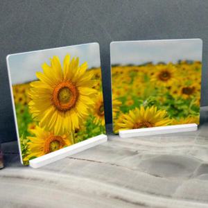 아트박스/꾸밈 ci630-스탠드액자2P_해바라기풍경1