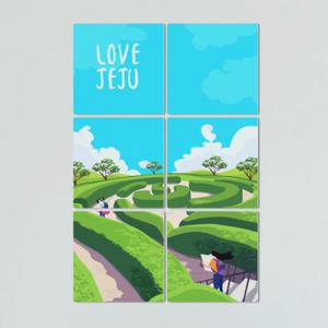 아트박스/꾸밈 ib384-멀티액자_제주미로공원