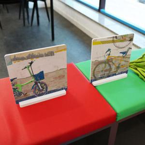 아트박스/꾸밈 ii588-스탠드액자2P_빈티지팝아트2