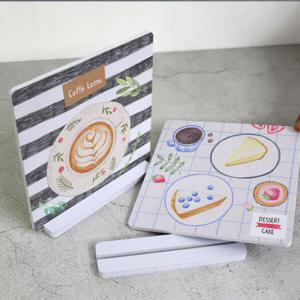 아트박스/꾸밈 tk995-스탠드액자2P_힐링카페