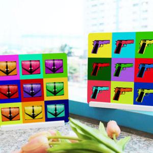 아트박스/꾸밈 id377-스탠드액자2P_팝아트02