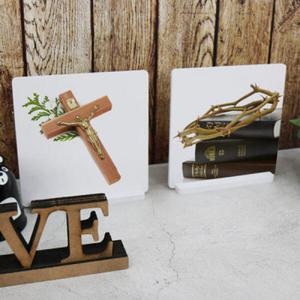 아트박스/꾸밈 ii695-스탠드액자2P_예수님의말씀성경