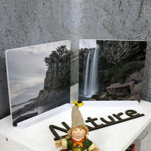 아트박스/꾸밈 pk615-스탠드액자2P_풍수지리폭포6