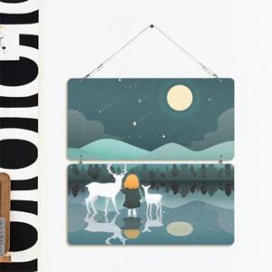 아트박스/꾸밈 nm918-멀티아크릴액자_봄여름가을겨울그리고(2단)