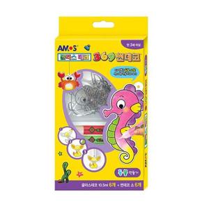 아트박스/오피스큐 아모스 미니썬데코 동물 10 5mlx6