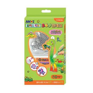 아트박스/오피스큐 아모스 미니썬데코 공룡 10 5mlx6